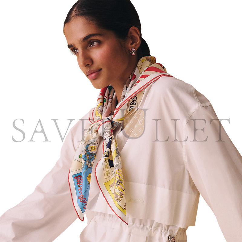 HERMES SCARF ON EST BIEN ICI ! SCARF 90 H004298S (88.5*88.5cm)